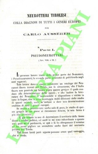 Ausserer carlo neurotteri - -,