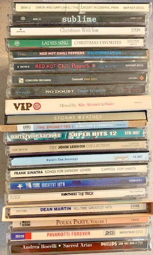 Music various titles - cd,
