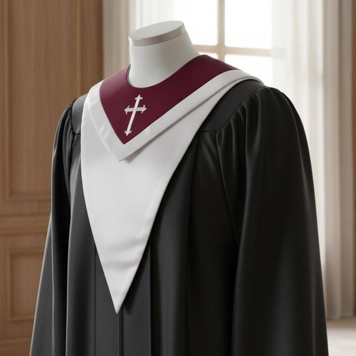 Stola laurea v - v, bicolore